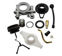 VCDXZCO Oil Pump Oiler Complete Repair Kit for Husqvarna 365 372 372XP 371 362 Chainsaw Cap Worm Gear Sleeve Line Rubber Seal Part