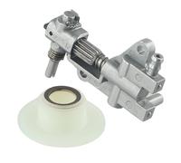 VCDXZCO Oil Pump Worm Gear Set for Chinese Chainsaw 5200 4500 5800 Compatible with 52cc 45cc 58cc Cylinder Displacement Engines