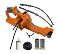 VCDXZCO Rear Handle Fuel Tank Assembly for Husqvarna 445 445E 450 450E Chainsaw Fuel Filter Cap Return Line Hose AV Buffer Spring Set