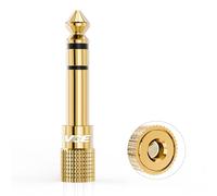 VCE 6.35mm Male to 3.5mm Female Stereo Headphone Jack Adapter, 1 Pack