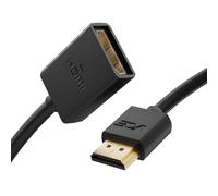 VCE HDMI Extension Cable 100cm - 4K@60Hz HDMI Male to Female Extender, Support 3D & HDCP 2.2, Compatible with Roku TV Stick, HDTV, Game Console, Laptop