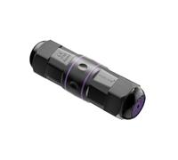 VCELINK 1PCS IP68 Waterproof RJ45 Coupler, 3.64in, Cat6/5E/5, Shielded，PoE | Compact Design for Outdoor Tight Spaces | Female to Female Waterproof Ethernet Connector