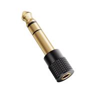 VCELINK 6.35mm Male to 3.5mm Female Headphone Jack Adapter, 1 Pack