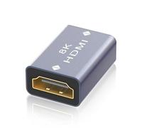 VCELINK 8K HDMI Coupler, 2.1 Female to Female Adapter Extender Gold Plated HDMI Connector Support 8K/4K@60Hz UHD, 7680 * 4320 Resolution, 3D, HDR, ARC for Laptop, PC, Monitor, Roku TV, 1 Pack