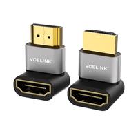VCELINK 8K Right Angle HDMI Adapter 90 and 270 Degree Combo, HDMI 2.1