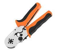 VCELINK GJ709 Crimper Plier, 0.25-6mm²/AWG23-10, Self-Adjustable Ratchat Wire Crimping Tool, Ferrule Crimper Plier to Crimp The Bootlace Ferrules
