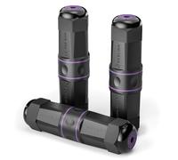 VCELINK Outdoor Waterproof RJ45 Coupler IP68-1000Mbps High-Speed, Tool-Free Installation, Shielded Waterproof Ethernet Connector, Cat6/Cat5E/Cat5, PoE Network LAN Extender, 3-Pack (4.43in)