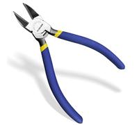 VCELINK Professional Wire Cutters 6 Inch - Precision Ultra Sharp Flush Side Cutters for Electronics, Jewelry Making, Crafts & Model Building - Ergonomic Grip
