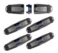 VCELINK Waterproof Keystone Module Cover, IP68 Rated Outdoor Cable Extender Box, Compatible with Keystone RJ45/HDMI/Speaker/Coaxial/RCA Modules, 5 Pack