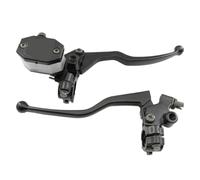 VcfDJHNptw Black Universal Motorcycle Clutch Lever Hydraulic Brake Master Cylinder Handlebar Channel Compatible with GN125 GS125(Left and Right CG125)