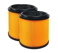 VCFS Replacement Filter Compatible with Vacmaster Standard Cartridge Filter Fits for 5 to 20 Gallon Wet Dry Vacuums (2 Packs)