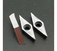 VCGT110308 AK H01 For Aluminum CNC Carbide Inserts and VCGT220.5 AK Turning Inserts for Metal Wood Lathe Tools 10 Pieces