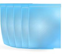 VCI Rust Prevention Anti Tarnish Zip Lock Storage Packaging Bag for Weapon Jewelry,Metal Protection Seal Ziplock Parts Bags, Anti Corrosion, Moisture-Proof (Medium 9.4"x13.3"x4mil 5pcs)