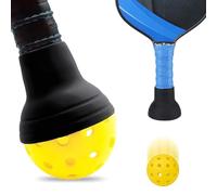 VCISPOK Pickleball Ball Retriever, Silicone Pickleball Picker On Pickleball Paddles, Easy Accessory to Pick Up Pickleball Balls Without Bending Over, Fits Any Pickleball Paddles (Black-1 Pack)