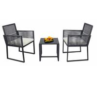 Vcm 3 Pcs. Set Lounge Garden Furniture Fidola