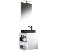 Vcm 3 Pcs Washbasin Hausa Mirror Cabinet