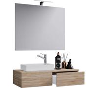 Vcm 3Tlg Washroom Washbasin Gudas Mirror