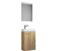 Vcm 3Tlg Washroom Washbasin Slito Mirror
