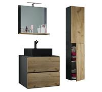 Vcm 4 Pcs Washbasin Bathroom Furniture Lendas 60 Cm L