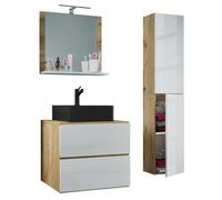 Vcm 4 Pcs Washbasin Bathroom Furniture Lendas 60 Cm L