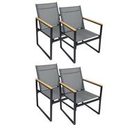Vcm 4-Piece Garden Chair Balcony Chair Lounge