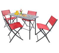 Vcm 5 Parts Bistroset Balcony Set Garden Sumila
