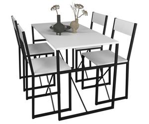 Vcm 5 Pcs. Dining Group Table Group Set Insasi L