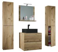 VCM 5 pcs. washbasin bath 60 cmLendas XL in Light Oak VCM Light Oak