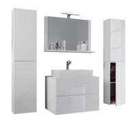 VCM 5-piece washbasin washbasin Lendas XL in White VCM White