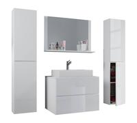 VCM 5-piece washbasin washbasin Lendas XL in White VCM White
