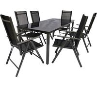 Vcm 7 Pcs. Alu Garden Set Seating Group 189 Sw