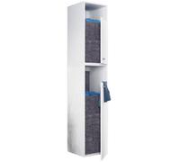 Vcm Bathroom Furniture High Cabinet Dreso White H. 184 X W 35X D. 39 Cm