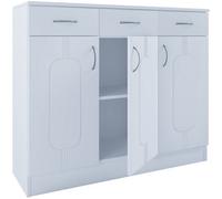 Vcm Chest Of Drawers Sideboard Balia 3 Revolving Doors