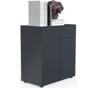 VCM chest of drawers sideboard Dalosa 4 drawer in Dark Grey VCM Dark Grey
