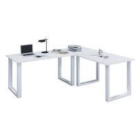 Vcm Desk Lona White / White H. 76 X W. 190 X D. 160 Cm