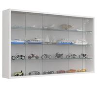 Hanging display cabinet wall display case glass Drivalo XL 60x100x15 - VCM