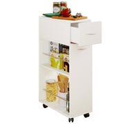 VCM Kitchen trolley Sevierwagen Tusal drawer in White VCM White