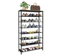 Vcm Metal Wood Shoe Rack 7 Compartments Taliro