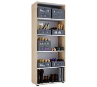 Vcm Shoe Cabinet Vandol Sonoma Oak (Sägerau) W. 70 X H. 178 X D. 40 Cm