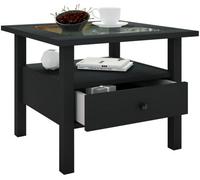 Vcm Side Table & Coffee Table Lingis Black H. 42 X W. 54 X D. 54 Cm