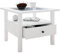 Vcm Side Table & Coffee Table Lingis White H. 42 X W. 54 X D. 54 Cm