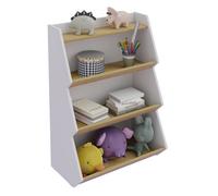 Vcm Stand Rack Malusa White / Honey Oak H. 160 X W. 103 X D. 23 Cm