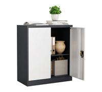 Vcm Steel Cabinet Lockable Malivo 2-Fold