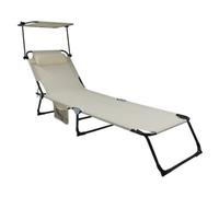 Vcm Sun Lounger Deckchair Garden Lounger Roof