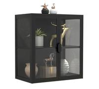 Vcm Wall Display Cabinet Hanging Display Case Glass Flokas S