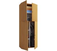 Vcm Wood Broom Cabinet Cleaning Cabinet Lona