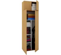 Vcm Wood Broom Cabinet Cleaning Cabinet Vandol