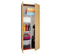 Vcm Wood Broom Cabinet Cleaning Cabinet Vandol