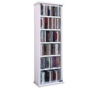 Vcm Wood Cd Dvd Shelf Classic Glass Door