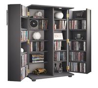 Vcm Wood Cd Dvd Shelf Lockable Engalo Xl